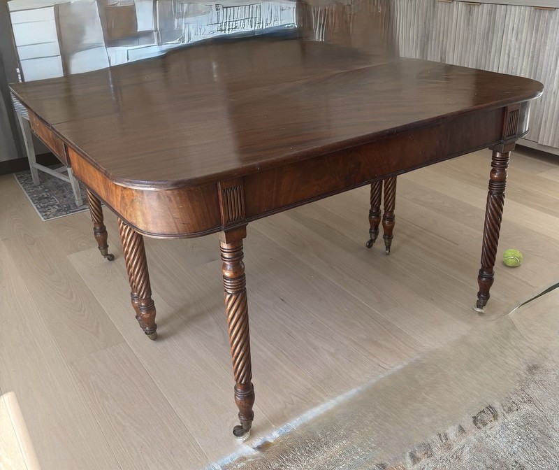Dining Table, Antique, English, Ca 1790