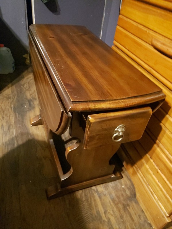 Ethan Allen Antique Pub Table Vintage.