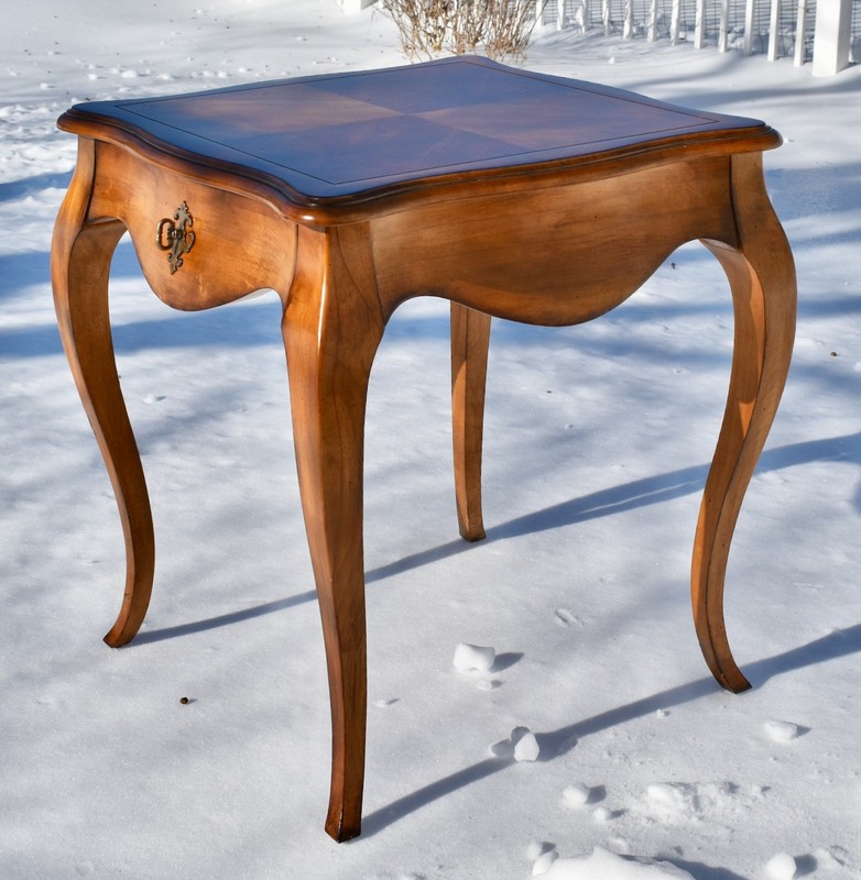 Vintage Century Destinations Square French Provincial Side Table w/Drawer gallery