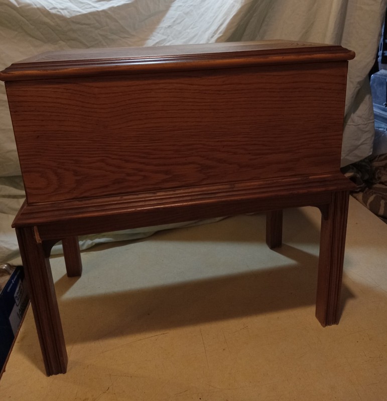 Md Century Oak Veneer Lane End Table / Nightstand (LA-1) gallery