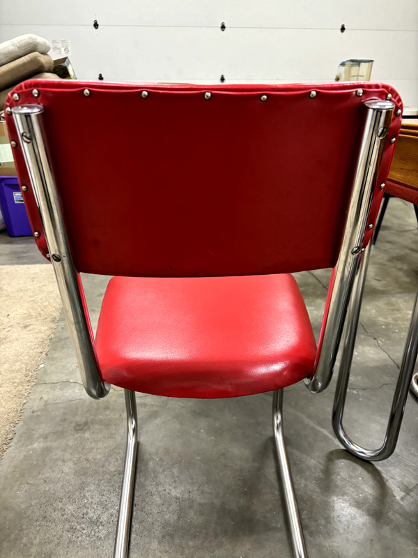 Vintage Midcentury Chrome Dining Table gallery