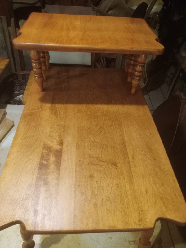 Mid Century Sprague & Carlton Step End Table / Side Table (SET-158) gallery