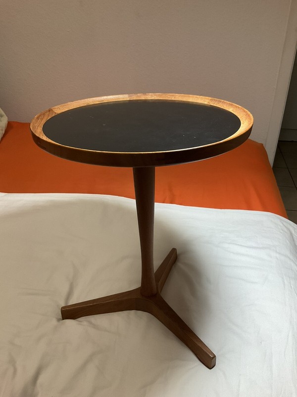 danish modern teak side table Hans C. Andersen