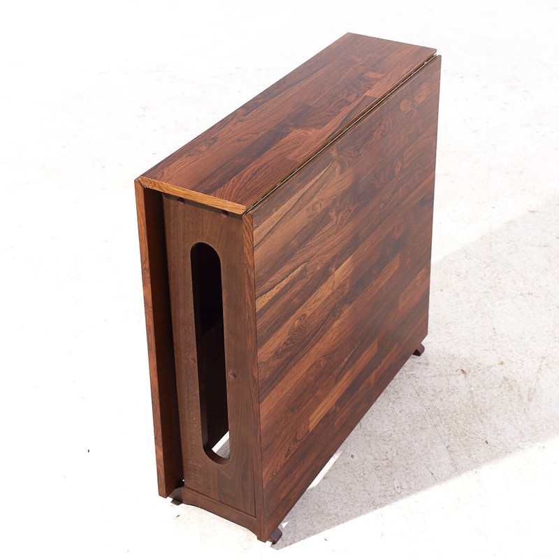 Mid Century Danish Rosewood Gate Leg Dining Table gallery