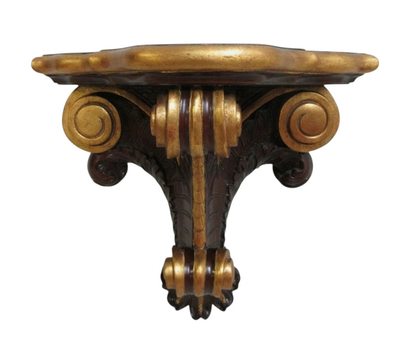Maitland Smith French regency Carved Wall Sconce Shelf Display A