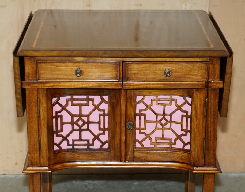COLLECTABLE ANTIQUE THOMAS CHIPPENDALE BREAKFAST SUPPER MAHOGANY WALNUT TABLE gallery