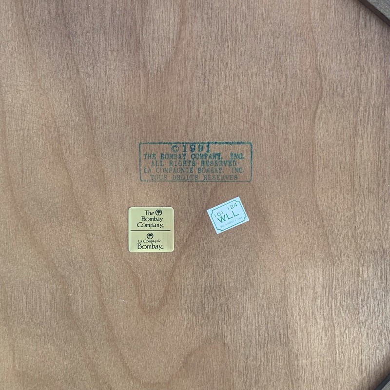 Vintage Bombay Company Butler Tray Table with Bombay Plant Stand gallery