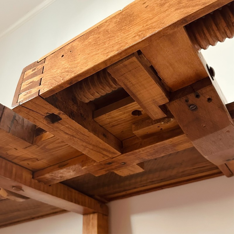 Carpenters Workbench Rustic Console Table gallery