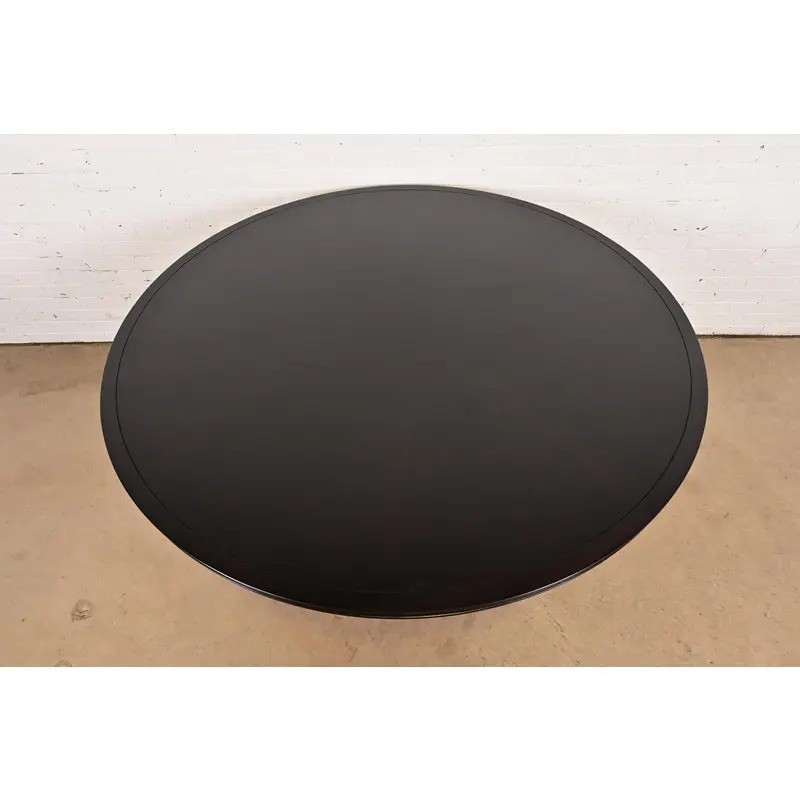 Barbara Barry for Baker Furniture Modern Art Deco Dining Table, Newly Refinished gallery