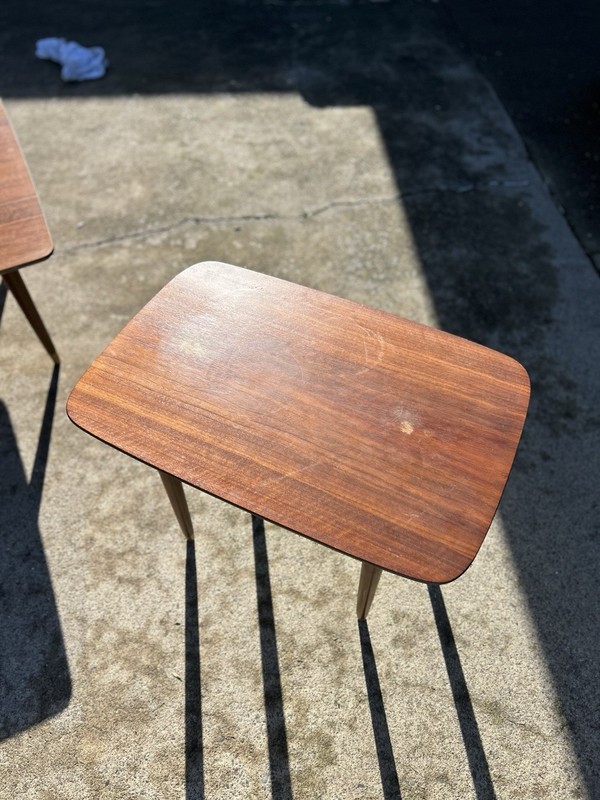 Swedish Mid-Century Modern Square Teak Coffee Table By DUX gallery