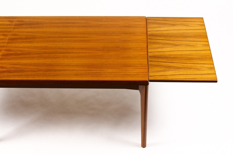 Danish Modern / Mid Century Teak Expandable Dining Table — Henning Kjaernulf gallery