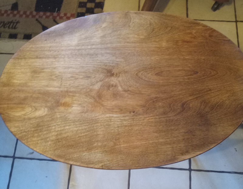 Mid Century Oval Cherry Coffee Table (CT382) gallery