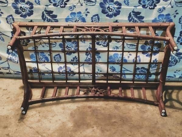 Classic Vintage Boho Rattan Glass Top Coffee Table gallery