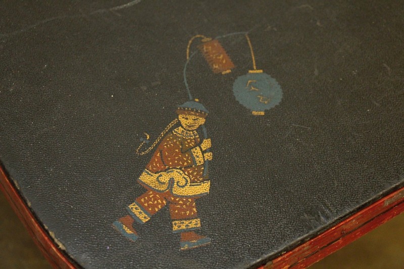 Vintage Chinese Square Folding Card Table gallery