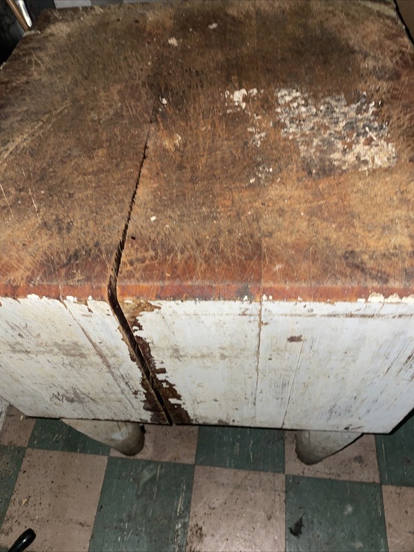 Vintage, Authentic Butcher Block Antique Butcher Block gallery