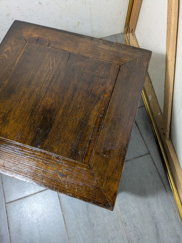 Vintage Asian Ming Style Solid Wood Small Low Kang Tea Table Stool Plant Stand gallery