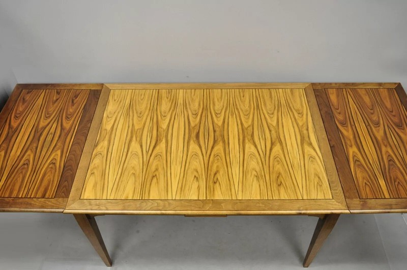 Mid Century Danish Modern Style Extension Rosewood Dining Table by Paul Downs gallery