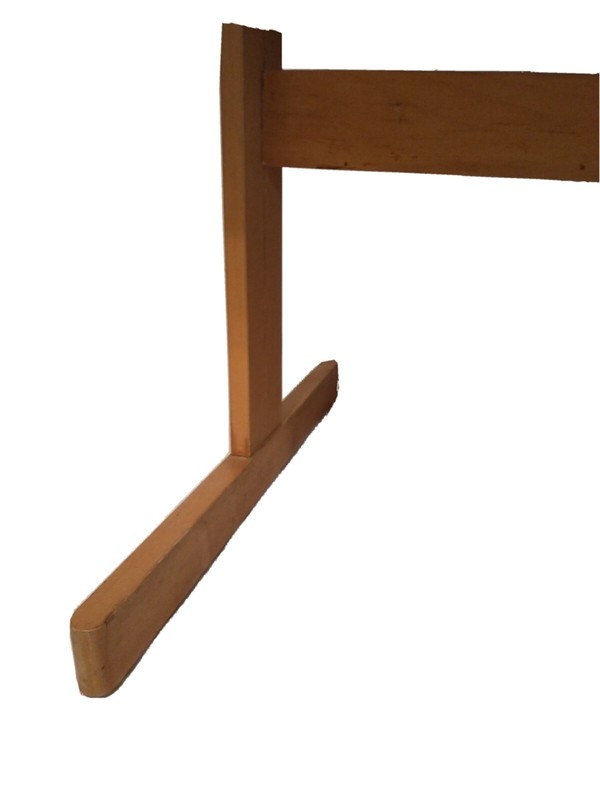 Vintage EDSBY VERKEN Mid Century Danish Modern Dining Table Birch w Extension gallery