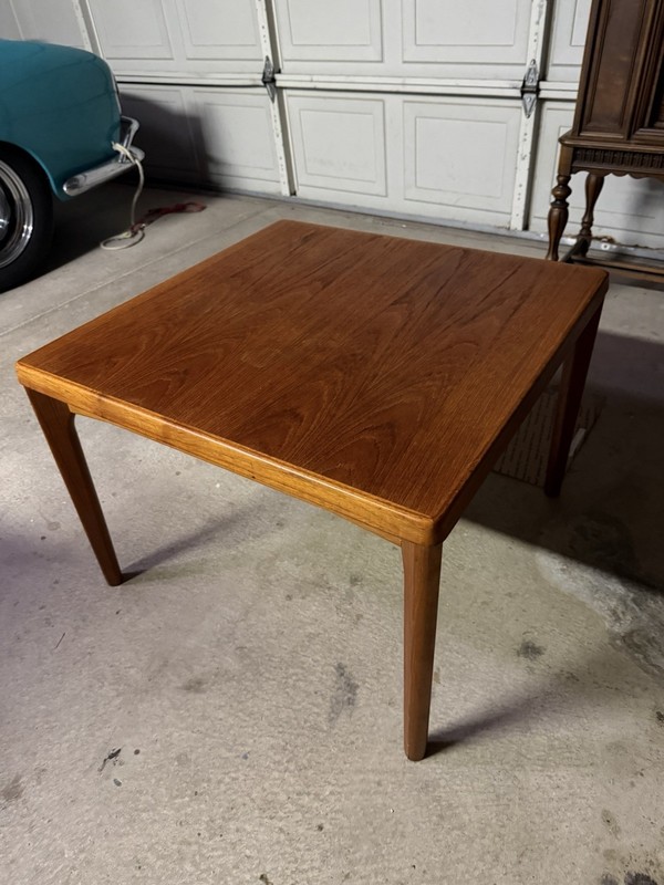 Mid-Century Denmark Vejle Stole-eg Mobelfabrik Rosewood Square Coffee Table 