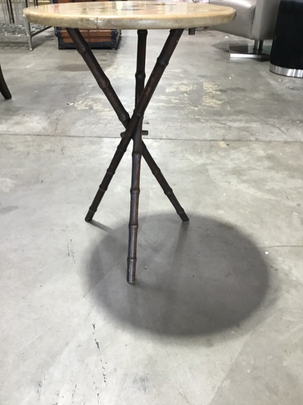 1970s Round Gorgeous Side Table By Piero Fornasetti. gallery
