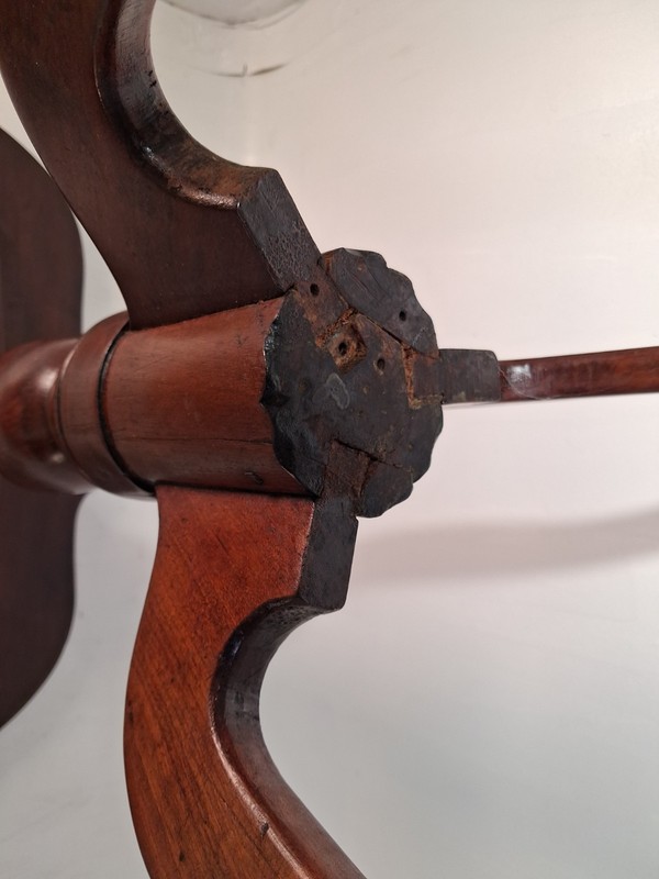 Exceptional Antique Queen Anne Tilt-top Cherry Candlestand, Ca. 1790-1810 gallery
