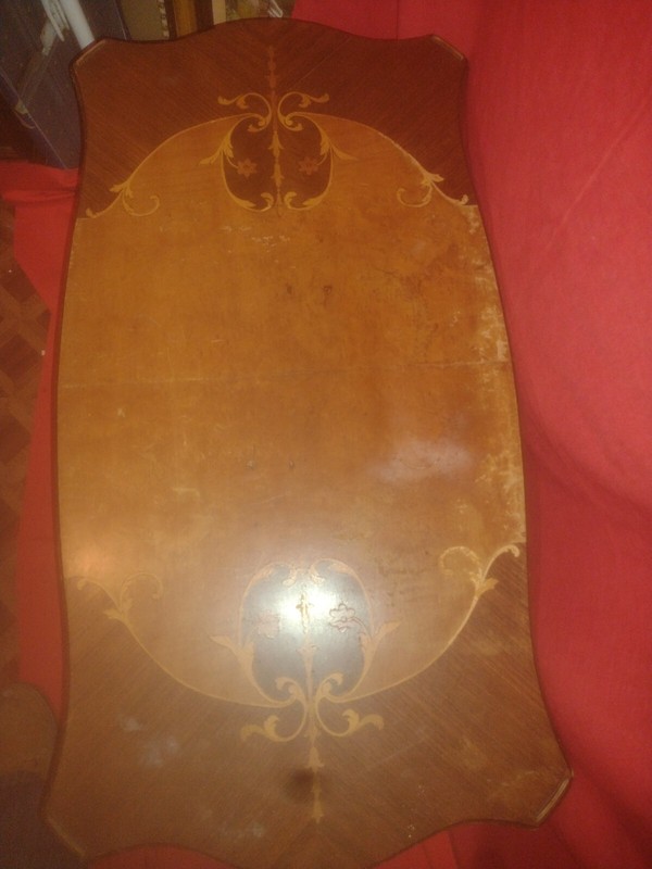 Beautifully Carved Antique Coffee Table. gallery