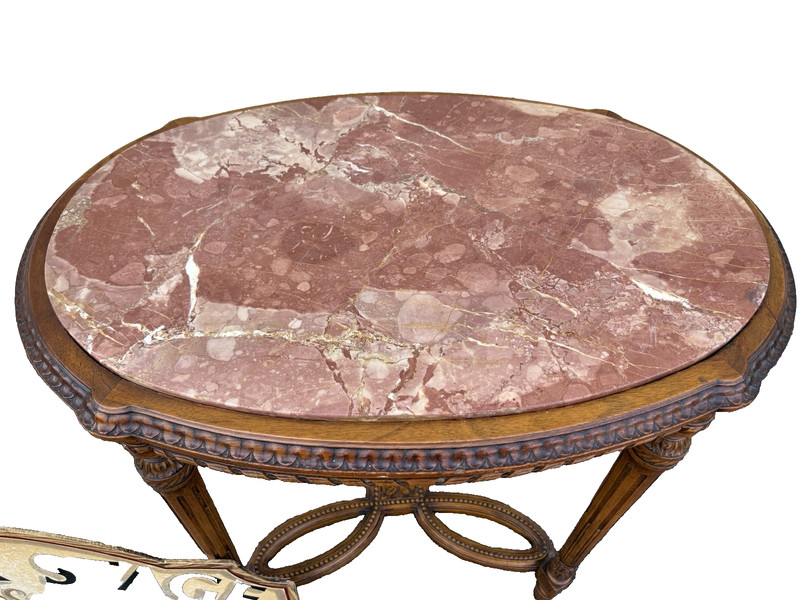 66898 Marble Top Decorator Lamp Table Stand gallery