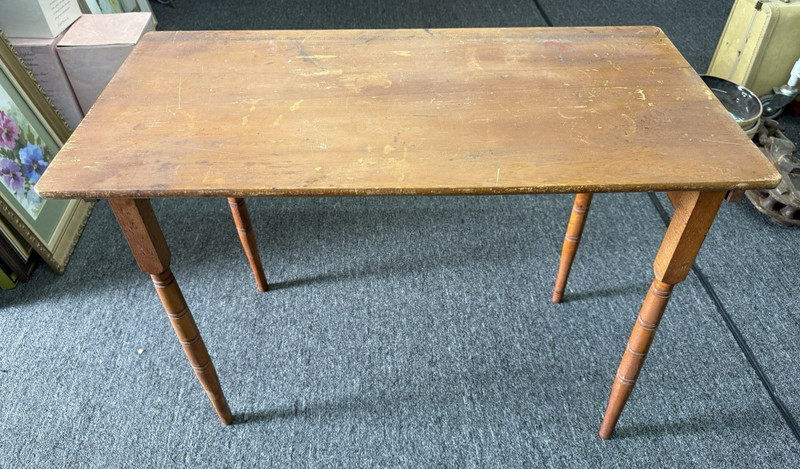 Antique Child’s Clipper Folding Sewing Table Early 1900’s