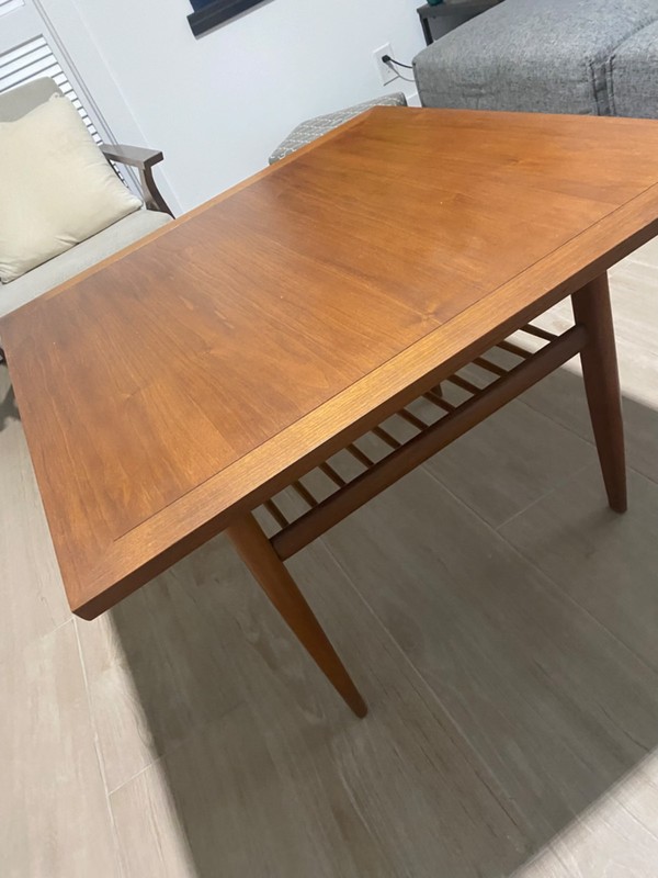 George Nakashima by Widdicom vintage solid wood coffee table gallery