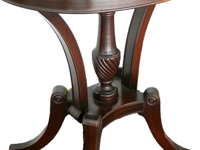 vntg 25 1/4" TALL WOOD 22" x 17" OVAL TOP W GLASS OCCASSIONAL TABLE gallery