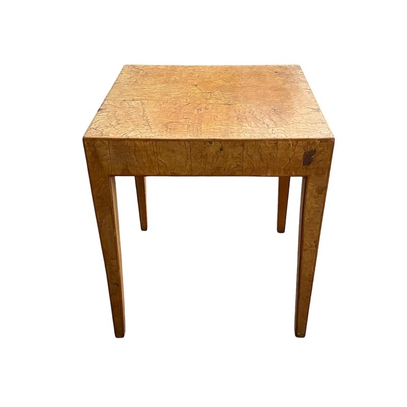 Fine Italian Burl Wood Coffee Table by Cannell & Chaffin