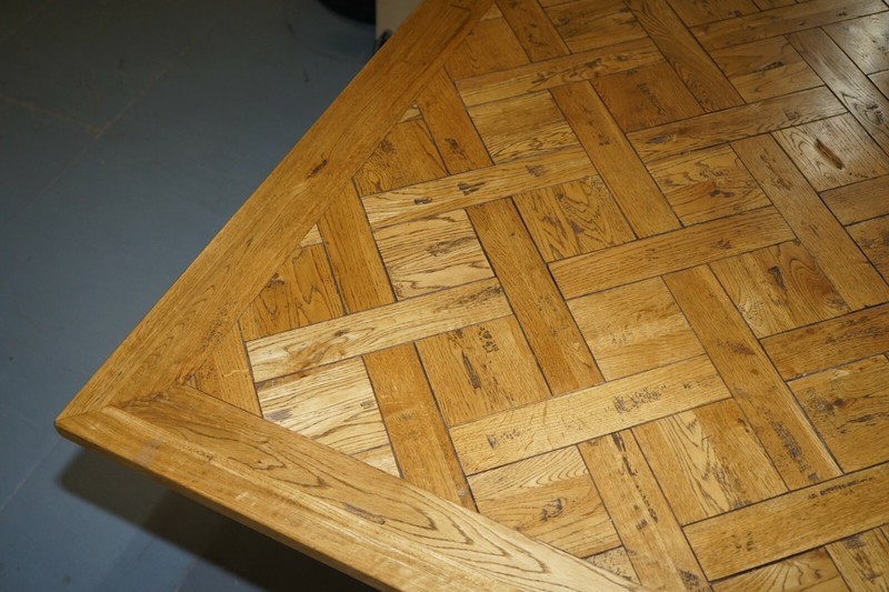 LARGE HALO 150X104CM PEGGED OAK HIGH BAR TABLE TO SEAT 8 - 12 PEOPLE WITH EASE gallery