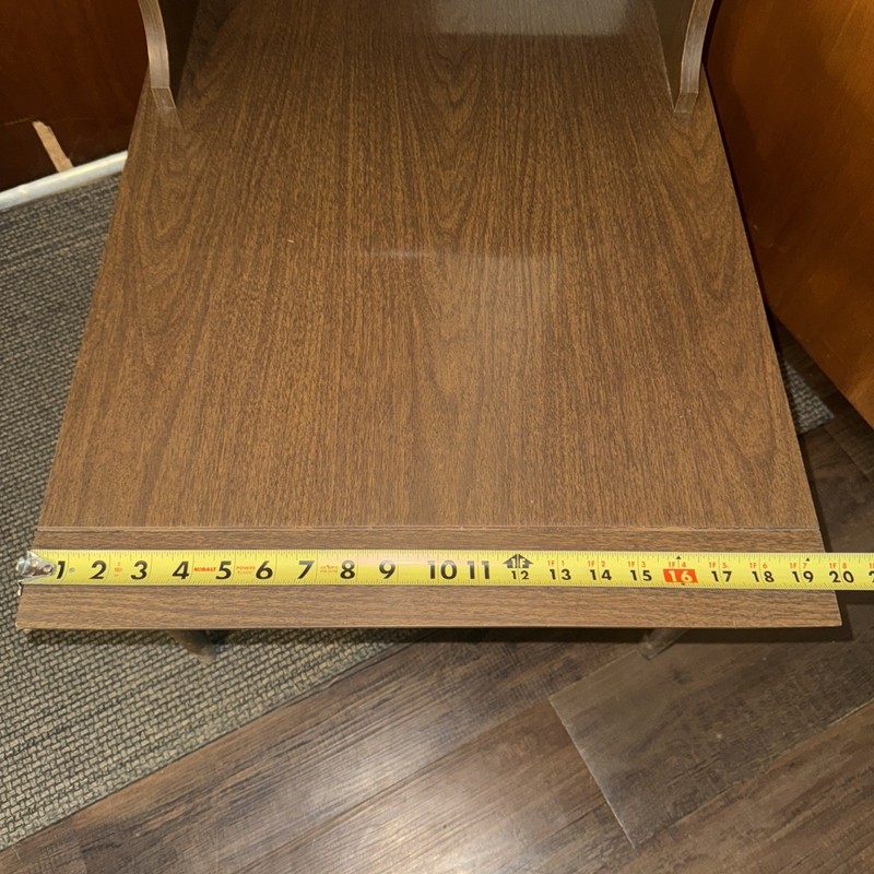 Mid Century Modern Step Table Cone Legs Mersman Side End Wet Bar Read gallery