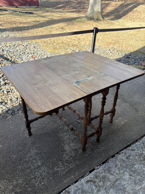 Vintage Antique Gate Leg Drop Leaf Expanding Table/Pickup at 08534 gallery