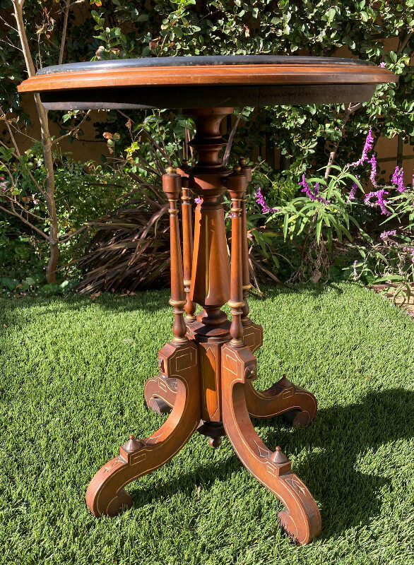 Victorian Italian Marble "Coliseum" end table gallery