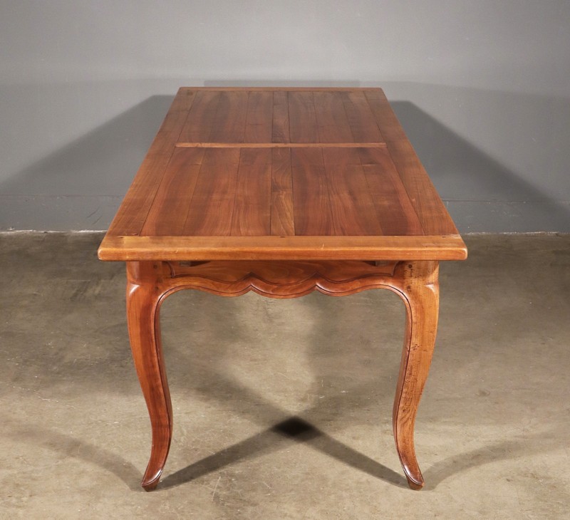 Vintage French Provencal Farm Table/Desk/Dining Table in Solid Cherry Wood gallery