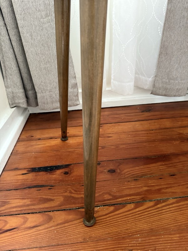 Mid Century Table/ Vintage Telephone Table/rustic table/End Table/ Two Tier Step gallery