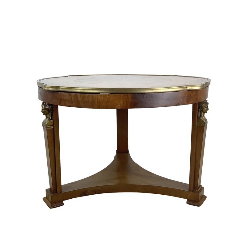 Neoclassical Revival Gueridon Table