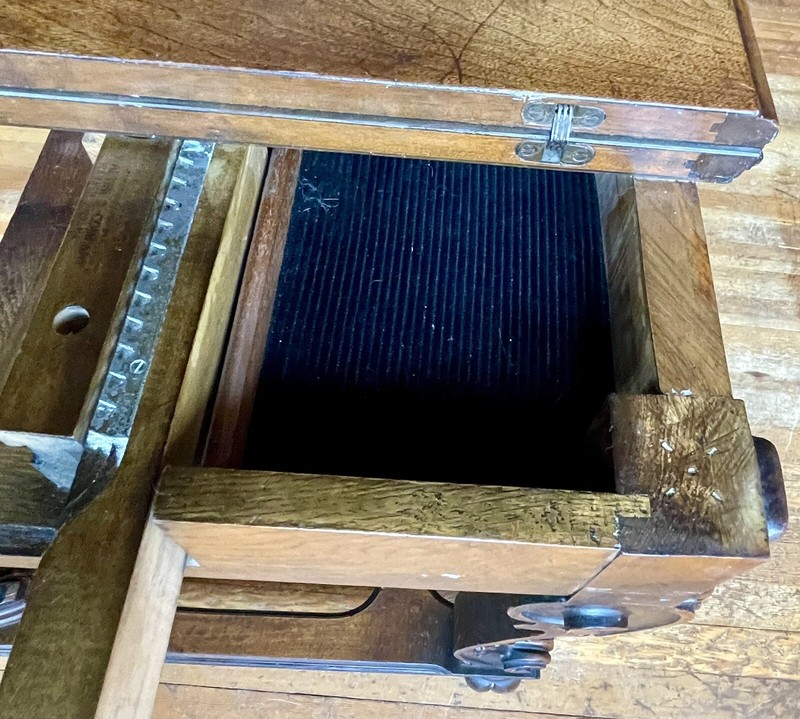 Antique Side Table/ Fold Out Dining Table gallery