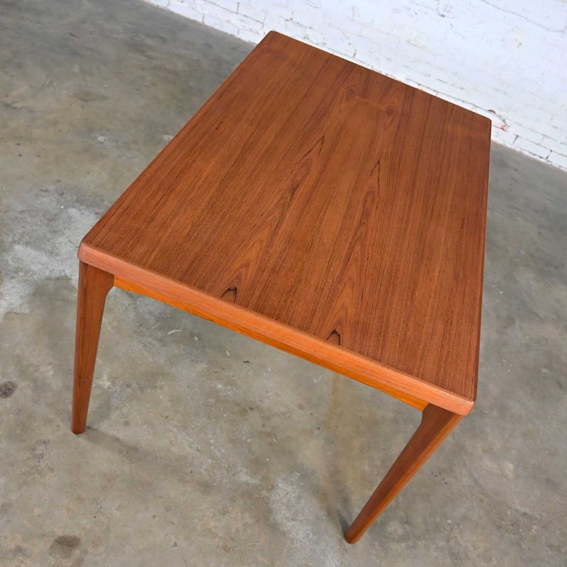 Vejle Stole Scandinavian Modern Teak Extension Dining Table by Henning Kjaernulf gallery