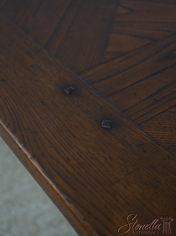 L72587: JONATHAN CHARLES Large Chestnut Banquet Dining Table gallery