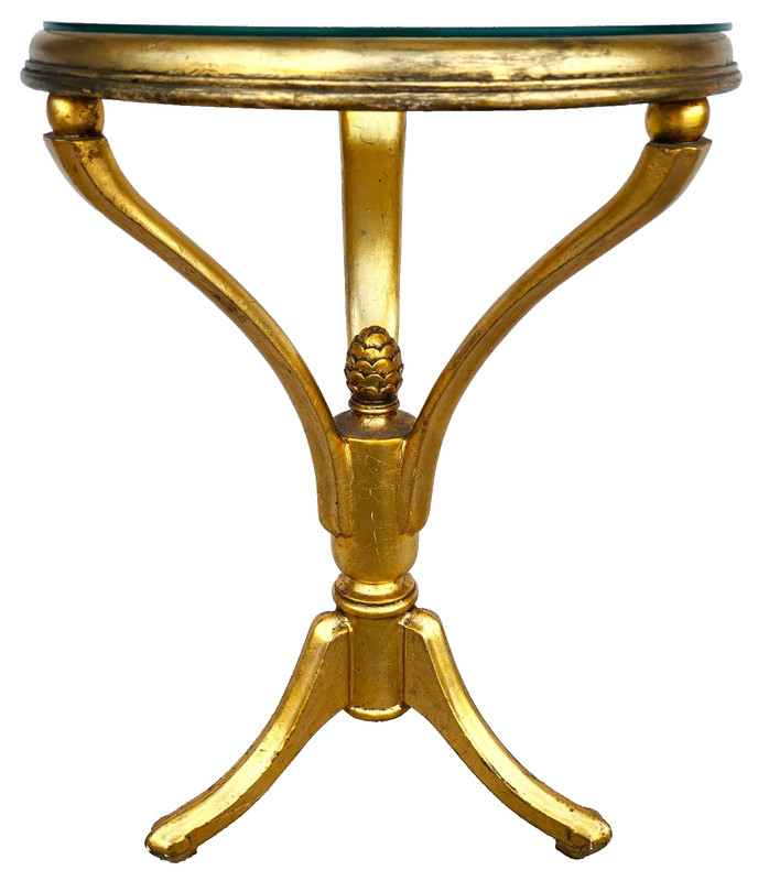 Mid Century Giltwood Side Center Table gallery