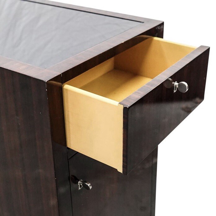 Ralph Lauren Modern Metropolis End Table Art Deco Hollywood Deskey Frankl Style gallery
