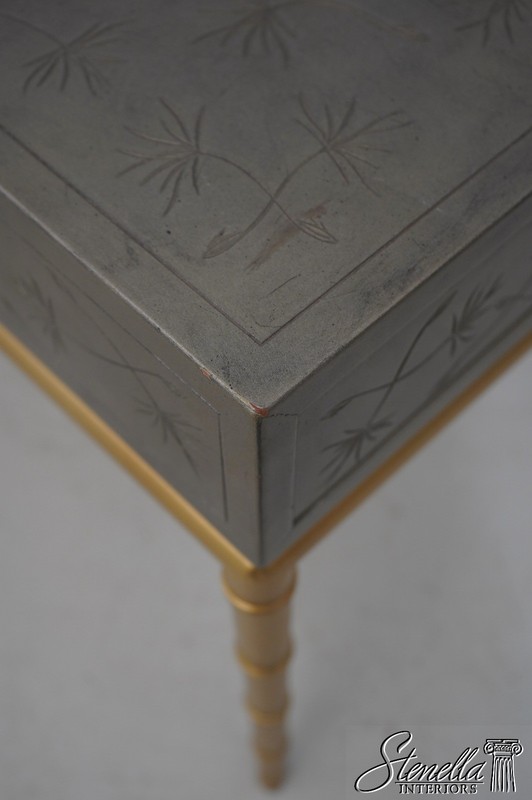 LF71003: KITTINGER Mid-Century Modern Faux Bamboo Side Table gallery