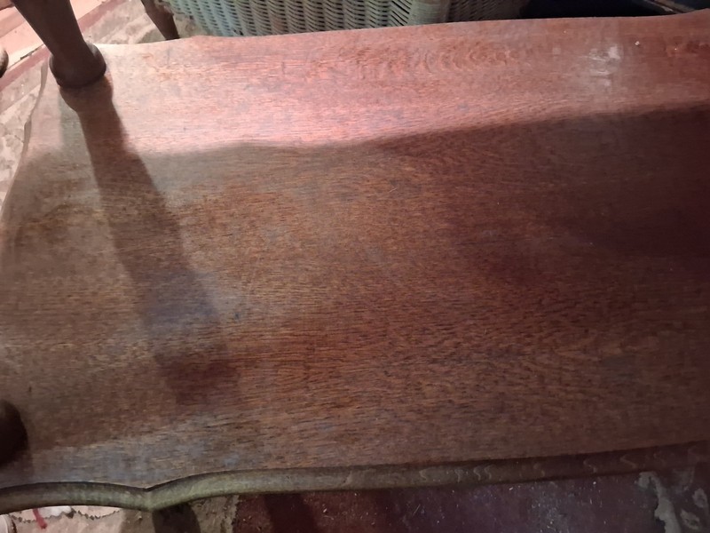Antique Wooden Accent Table with Drawer, Carvings, Turned Legs, Lower Shelf gallery