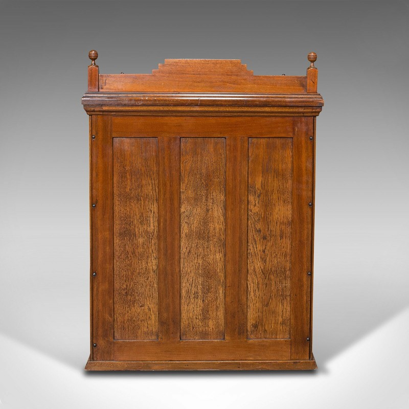 Antique Sewing Machine Cabinet, English, Walnut, Machinist Console, Circa 1920 gallery