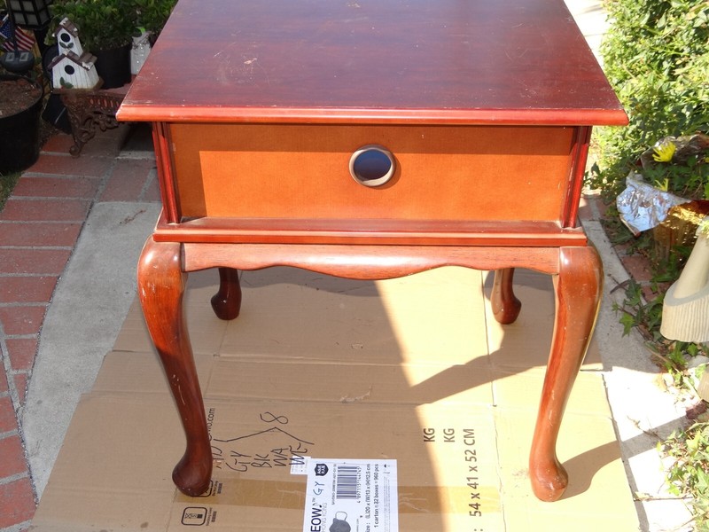 Vintage '90s The BOMBAY Company Wooden Plant Pedestal Stand Printer Table gallery