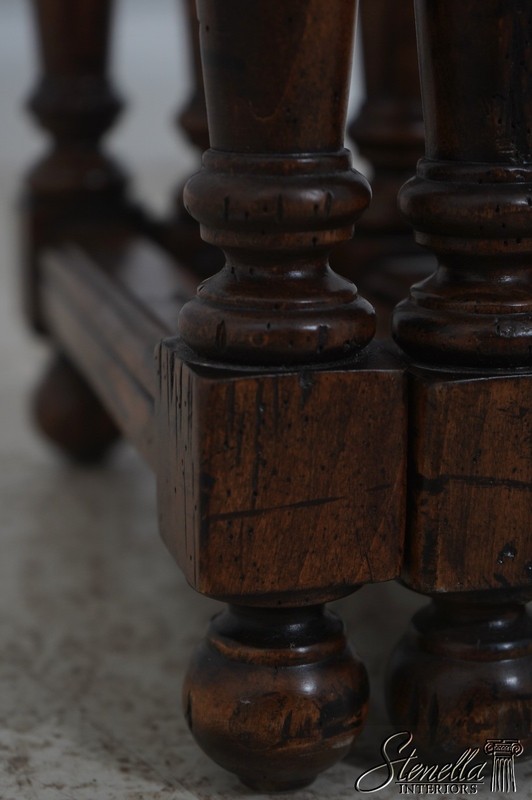 72043: GUY CHADDOCK Jacobean Distressed Oak Nesting Tables gallery