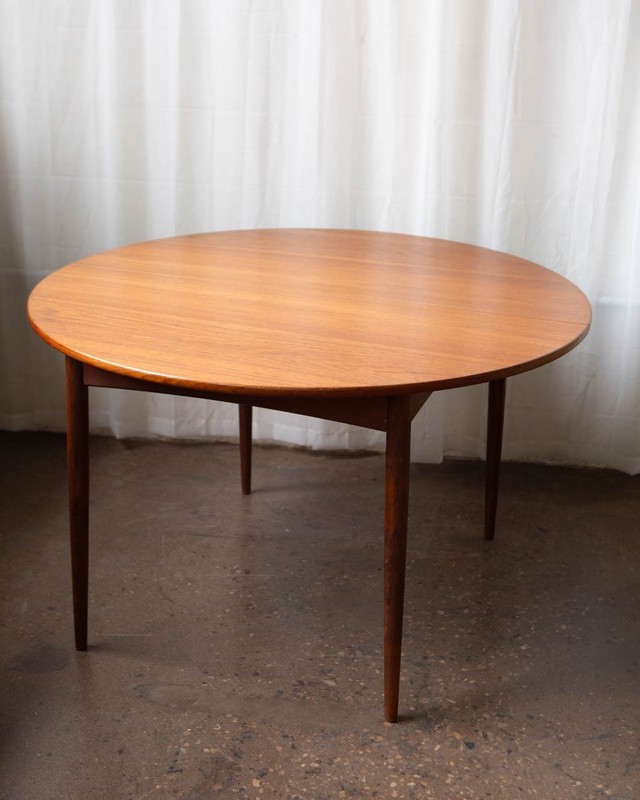 Danish Modern Teak Dining Table Style of Grete Jalk 1960s Square Mid-Century gallery