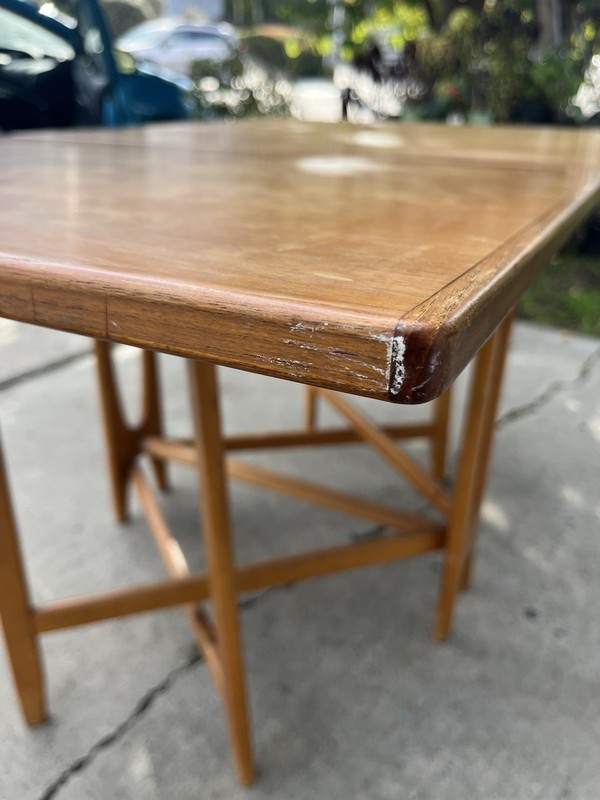 Mid Century Modern Bendt Winge Norway style Folding Table gallery